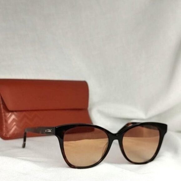 Missoni Sunglasses MIS0007/S Brown Zig Zag Motif Brown Gold Lens - Picture 5 of 16